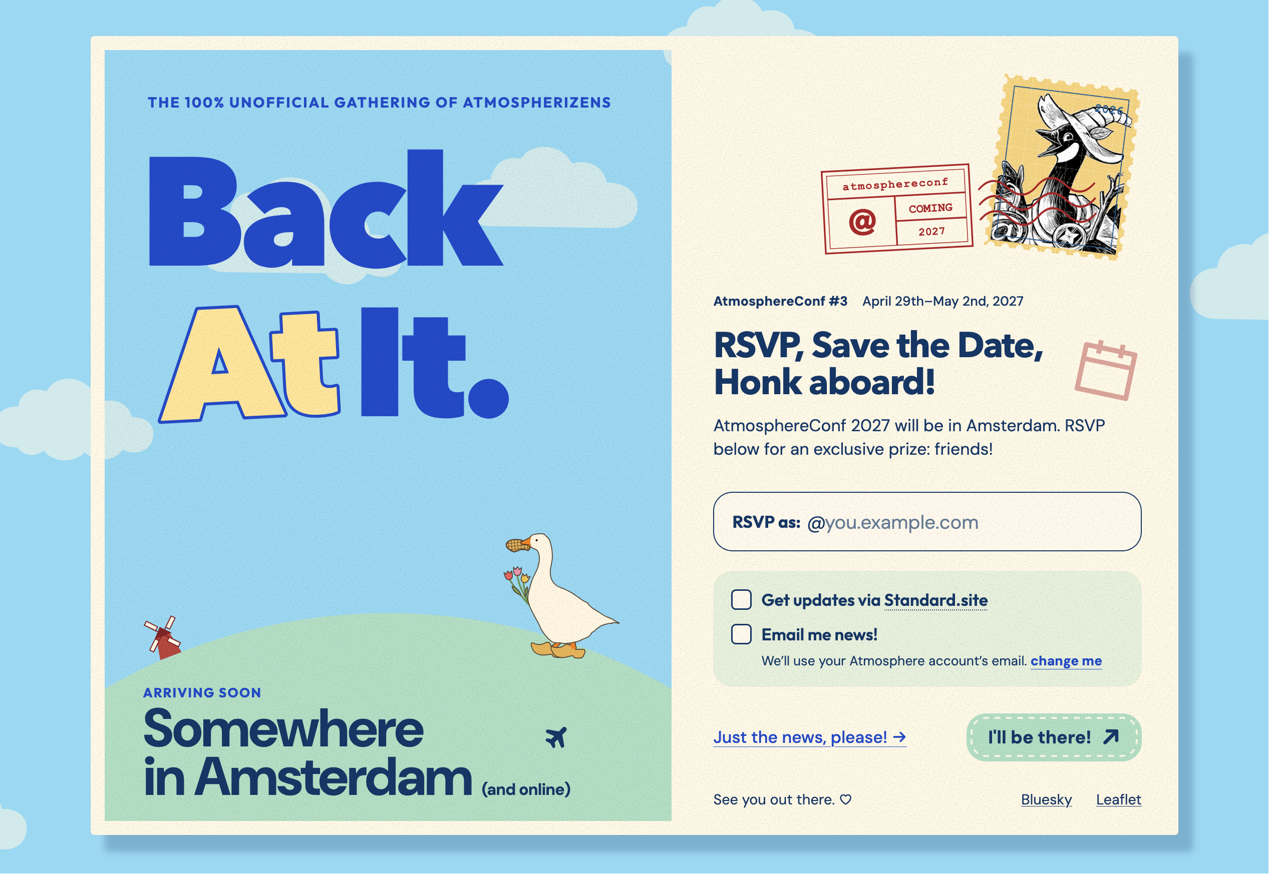 Back At It — AtmosphereConf #3